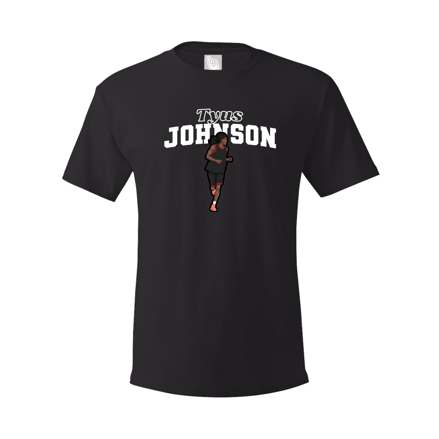 Youth Tee — Name Arch in Black