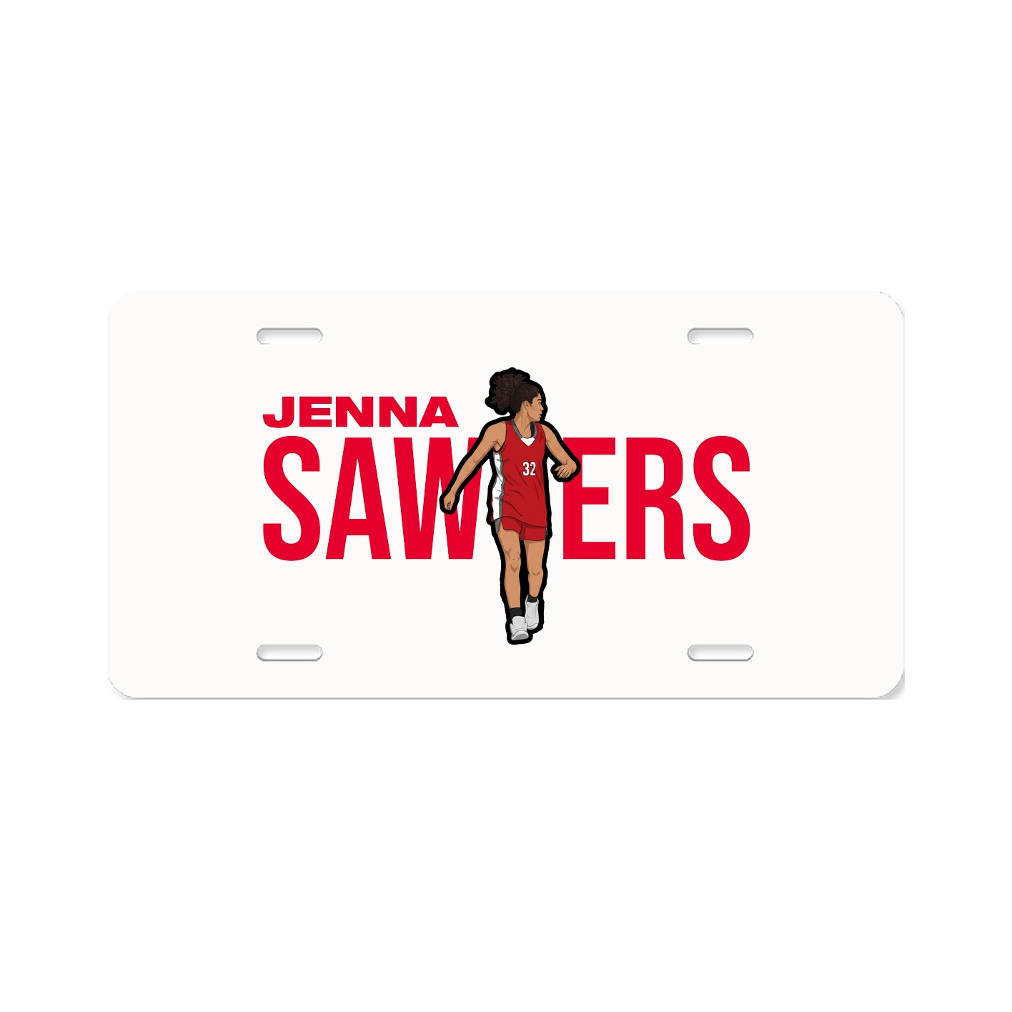 License Plate — Player Name in Classic
