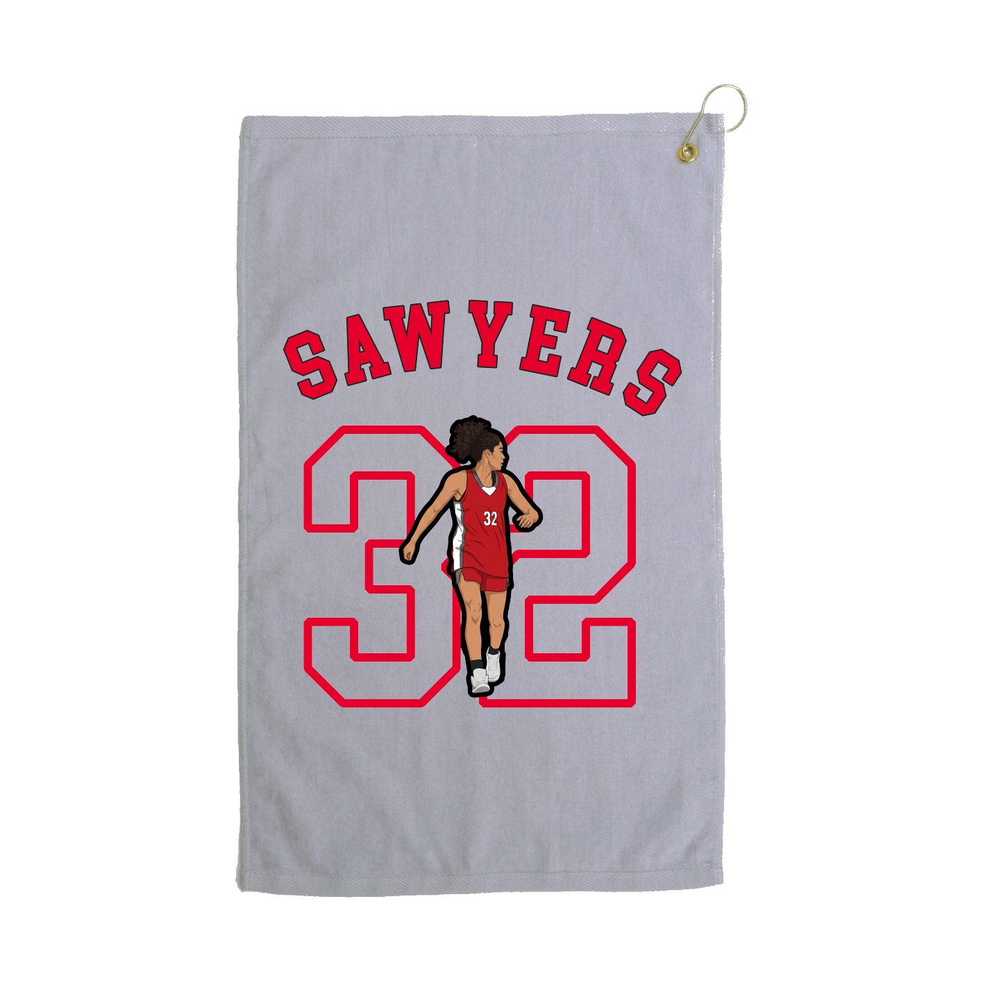 Golf Towel — Shirsey Arch in Grey