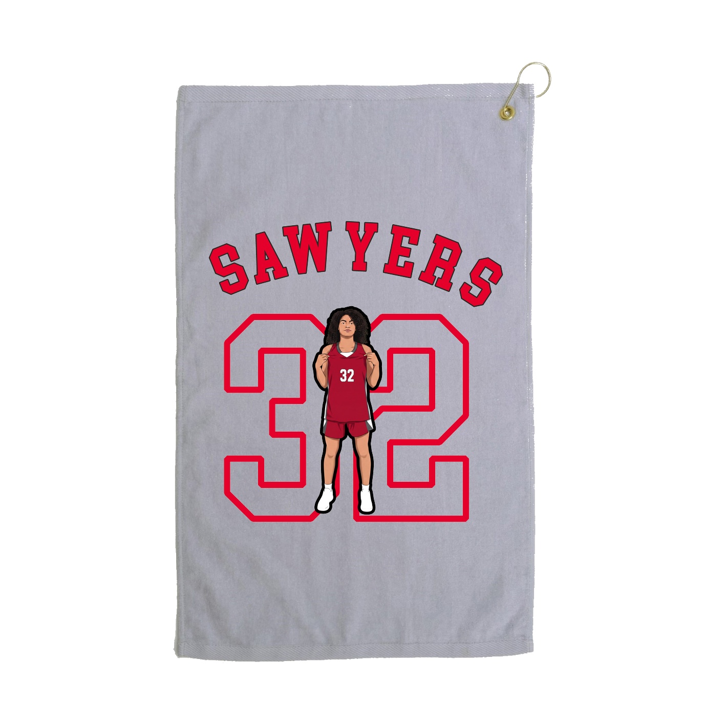 Golf Towel — Shirsey Arch in Grey