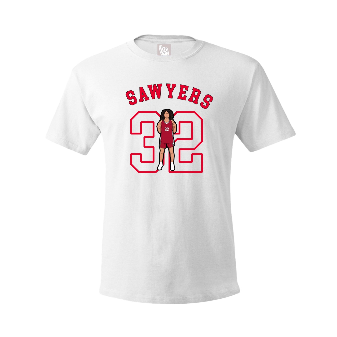 Tee — Shirsey Arch in White