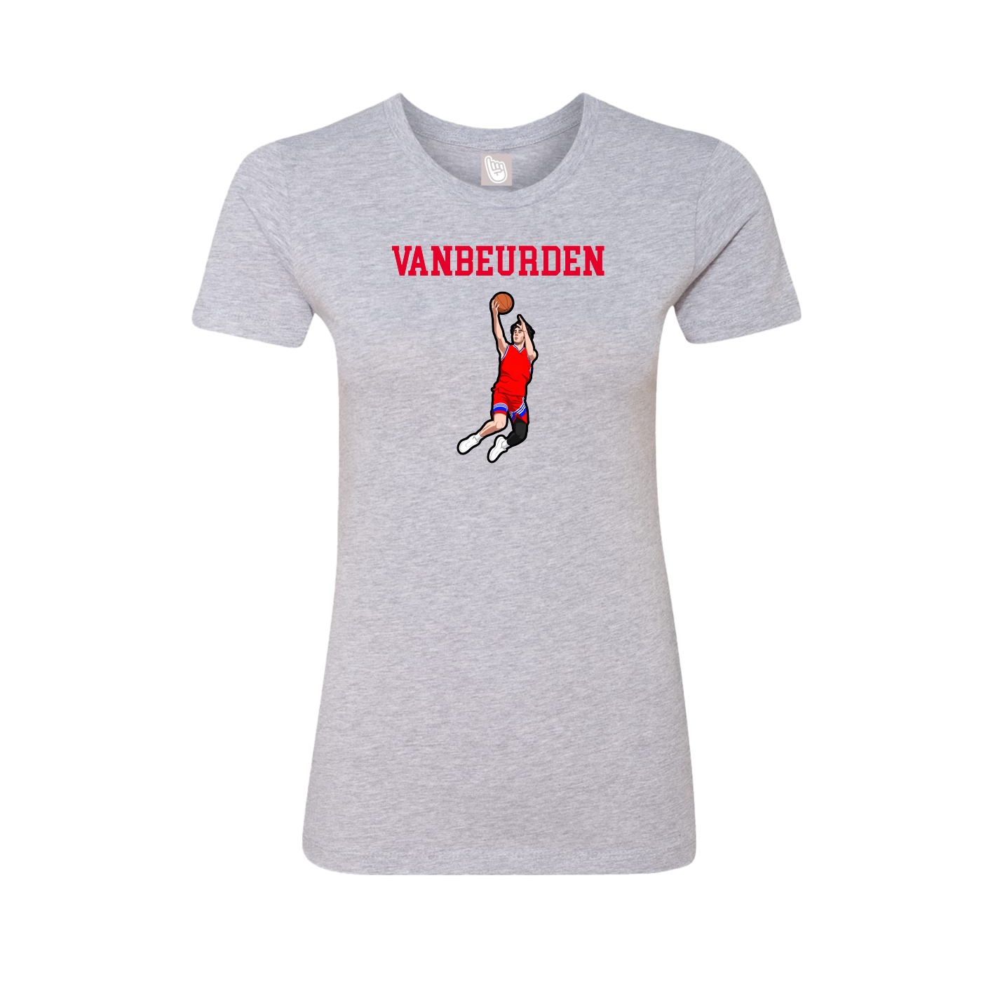 Fitted Women's Tee — Shirsey in Grey