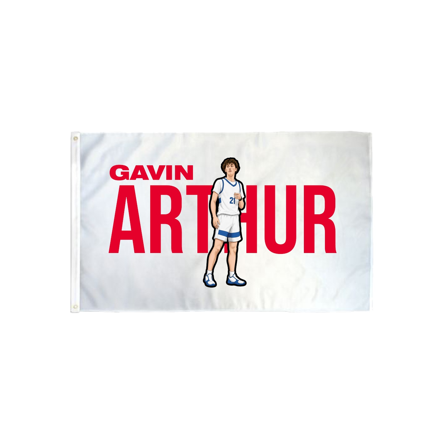 3x5 Flag — Player Name in Classic