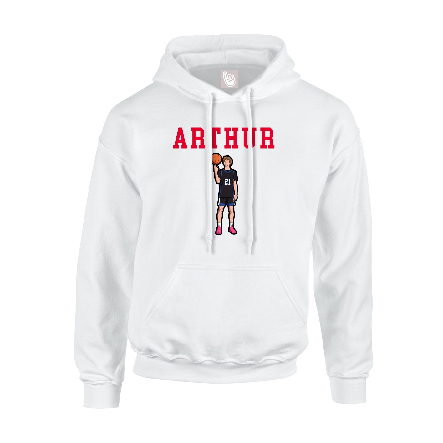 Youth Hoodie — Shirsey in White