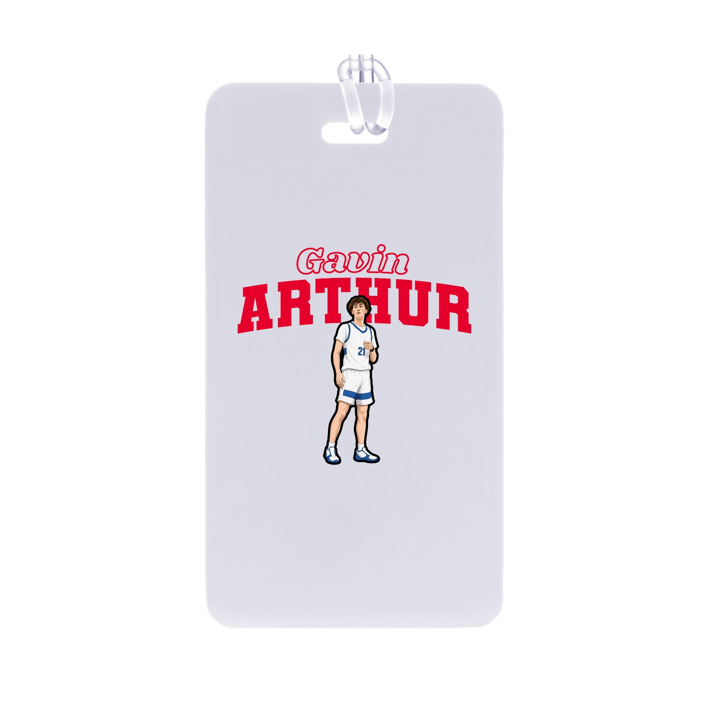 Bag Tag — Name Arch in Classic