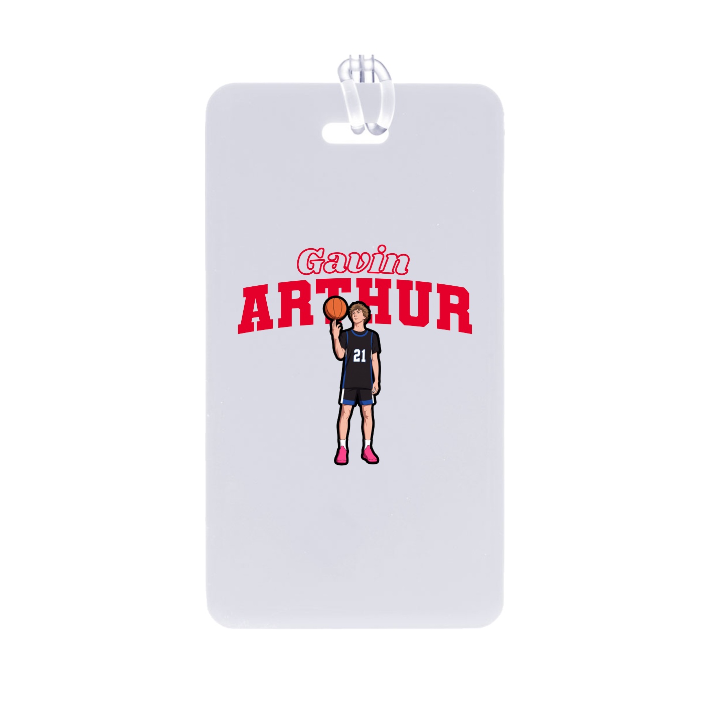 Bag Tag — Name Arch in Classic