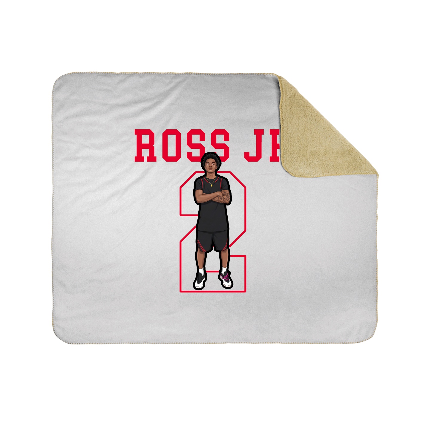 Throw Blanket — Shirsey in White