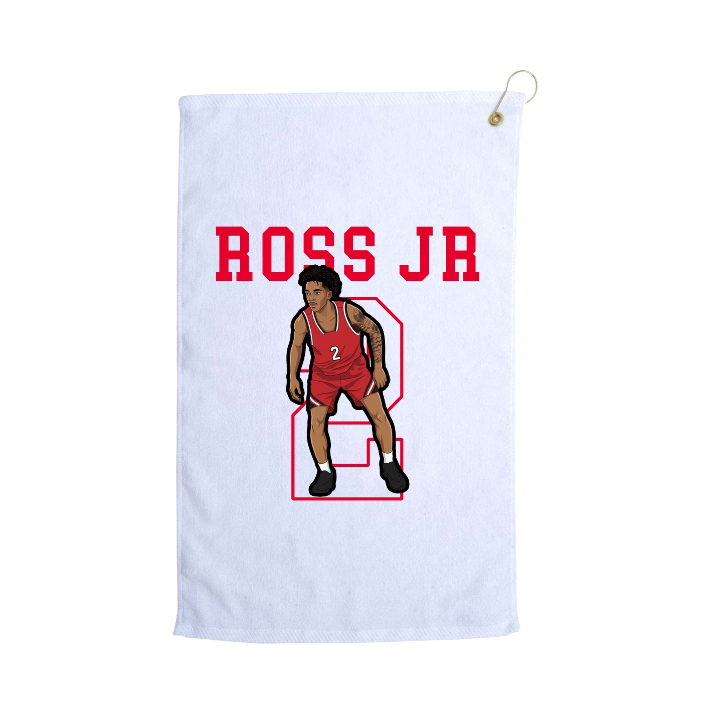 Golf Towel — Shirsey in White