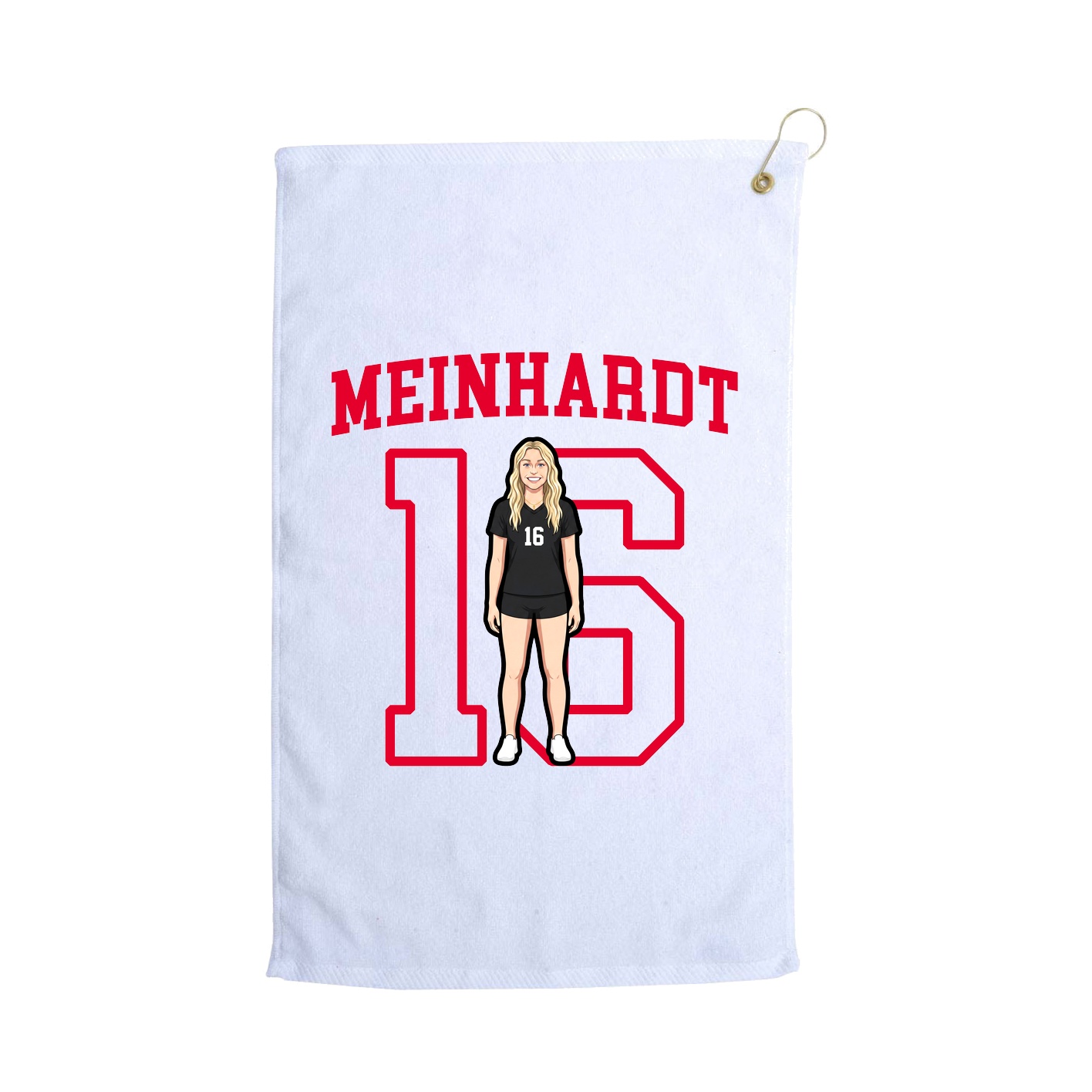 Golf Towel — Shirsey in White