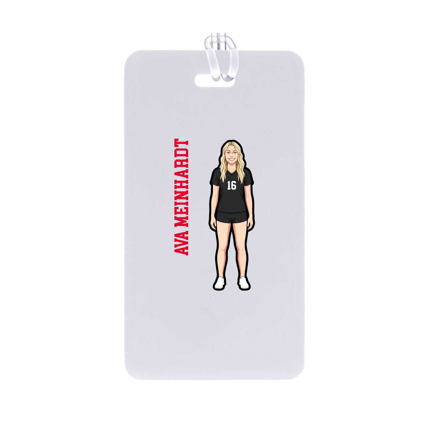 Bag Tag — Name Vertical in Classic