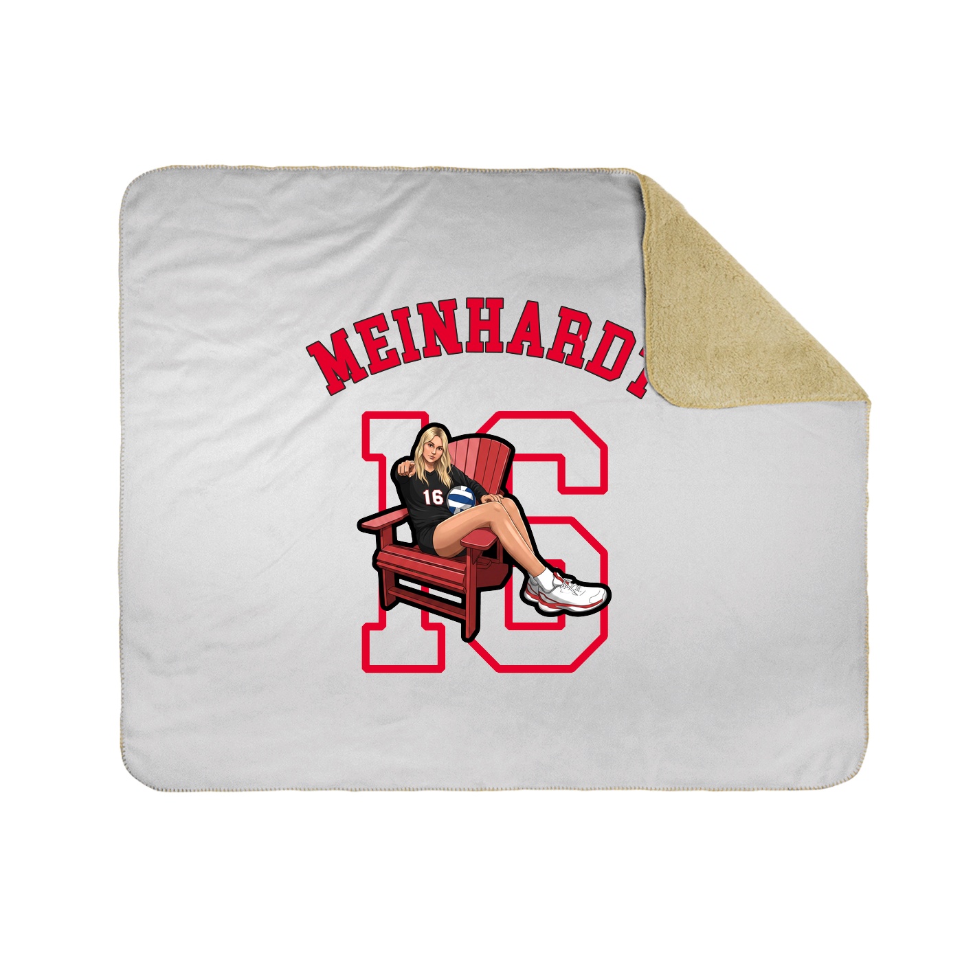 Throw Blanket — Shirsey Arch in White