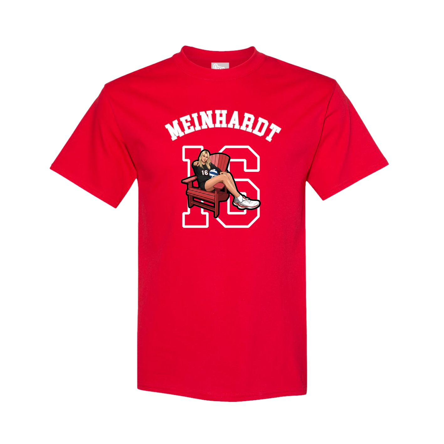 Youth Tee — Shirsey Arch in Red