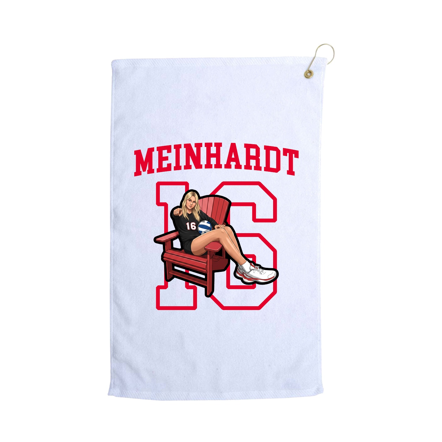 Golf Towel — Shirsey in White