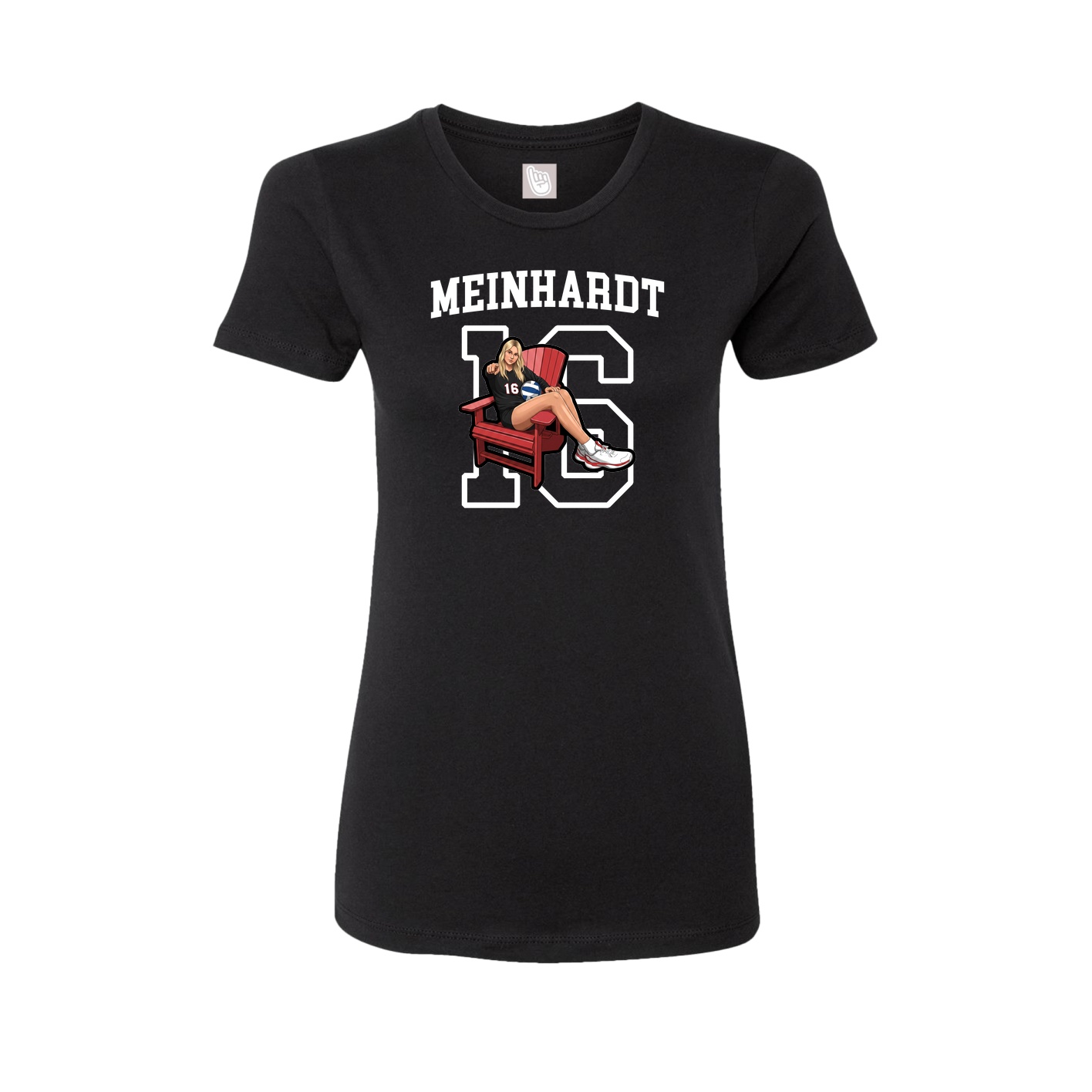 Fitted Women's Tee — Shirsey in Black
