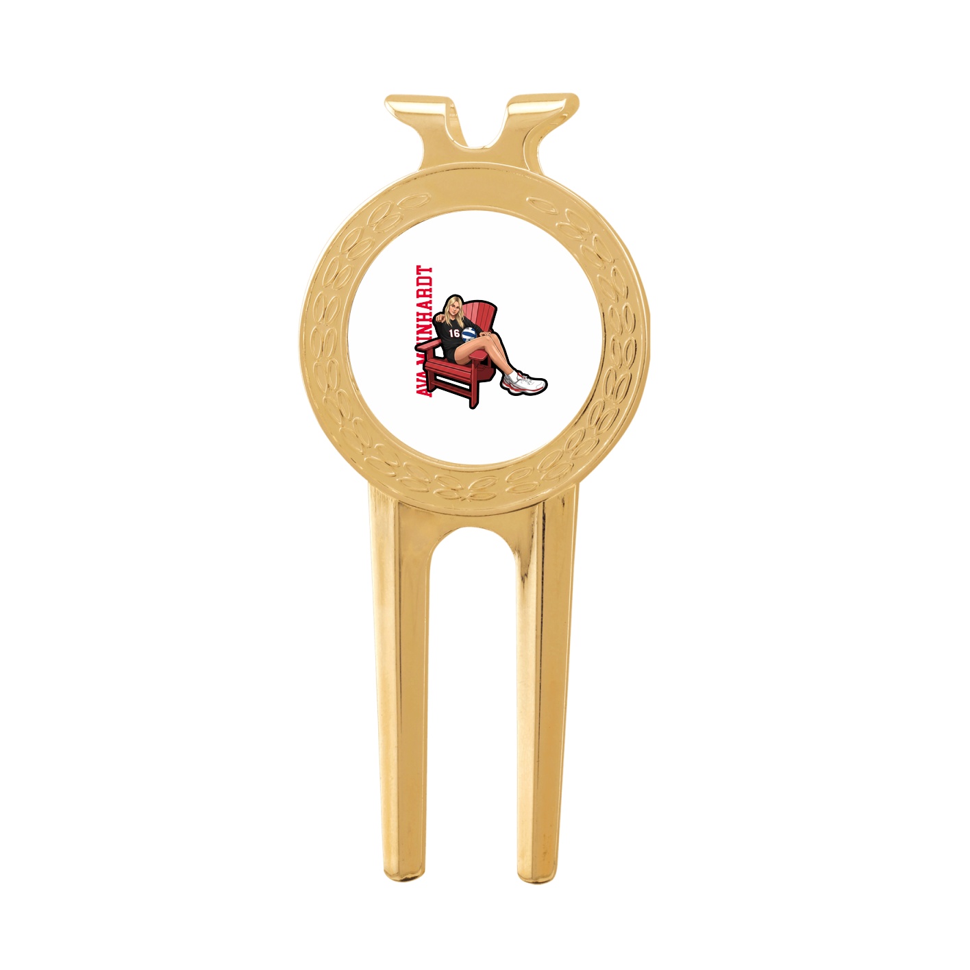 Divot Tool with Ball Marker — Name Vertical in Classic