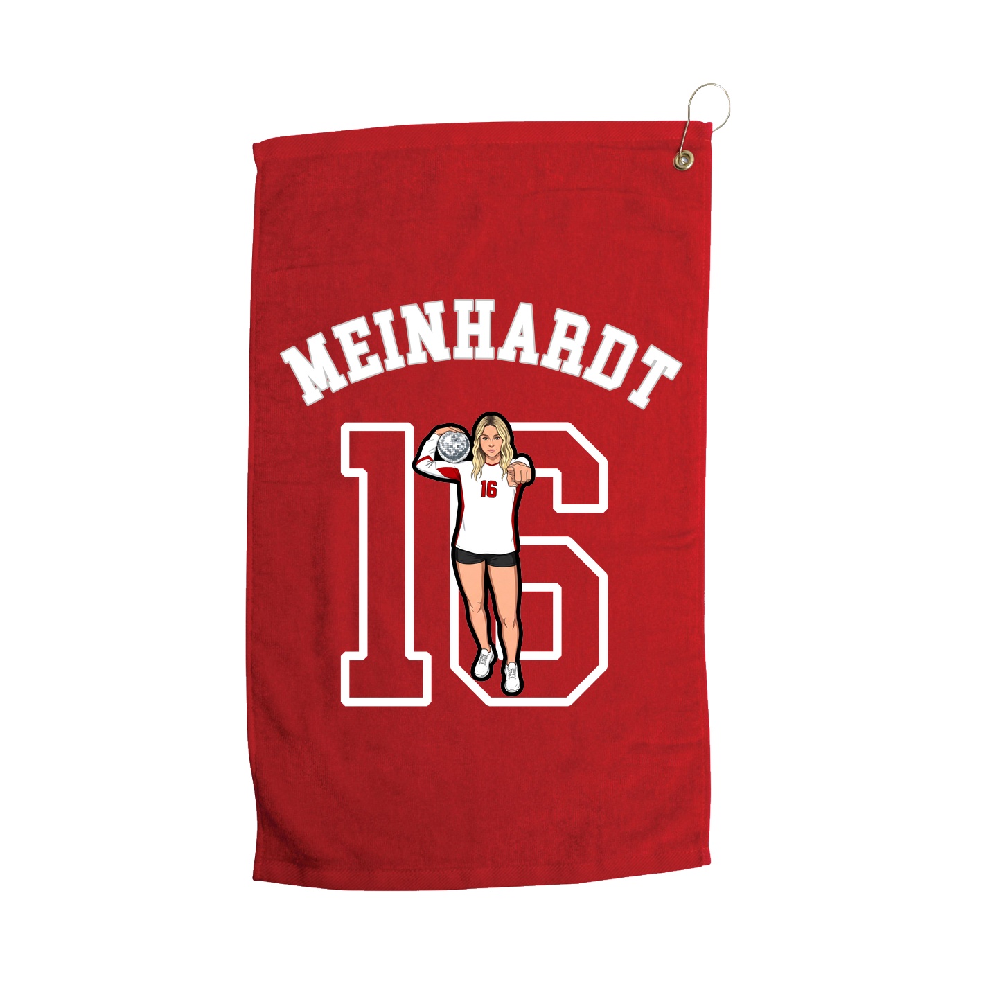 Golf Towel — Shirsey Arch in Red