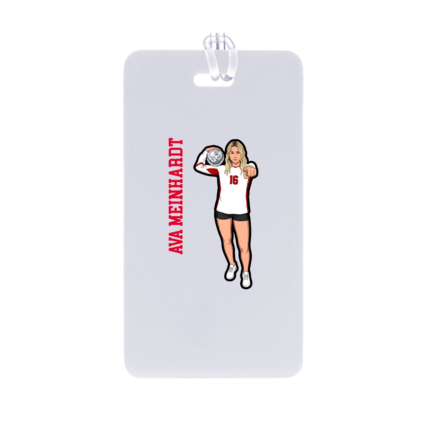 Bag Tag — Name Vertical in Classic
