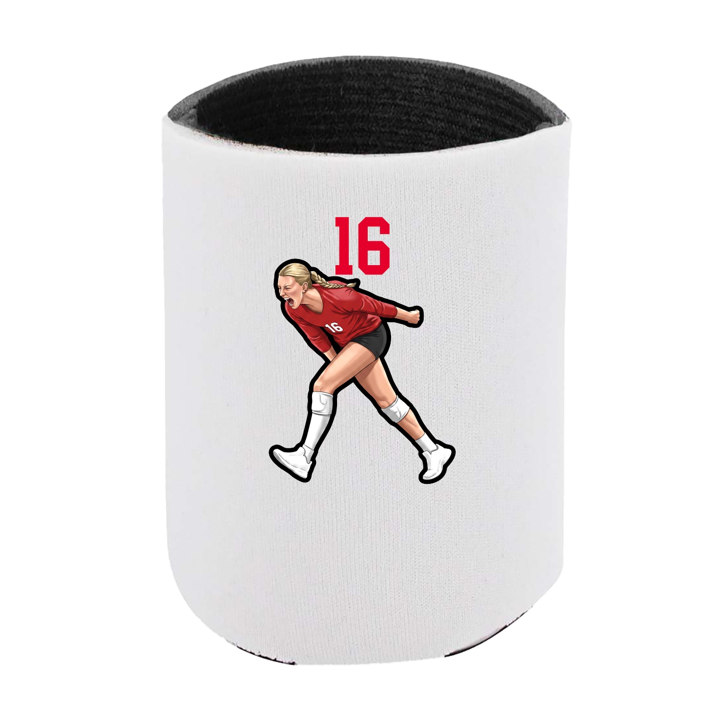Can Holder — Number Top in White