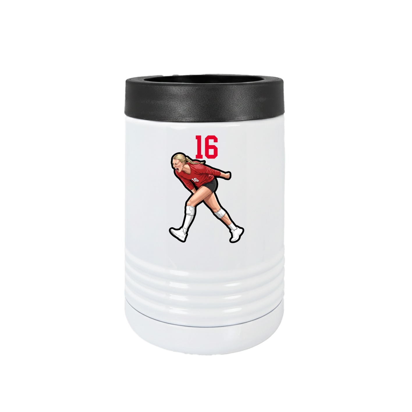 Beverage Holder — Number Top in White