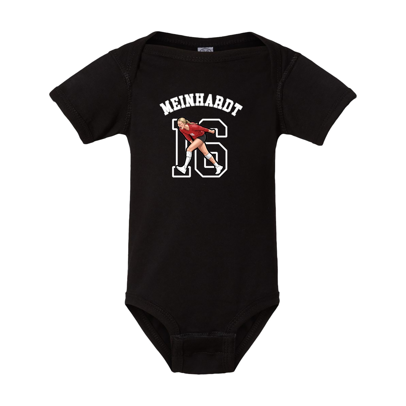 Baby Onesie — Shirsey Arch in Black