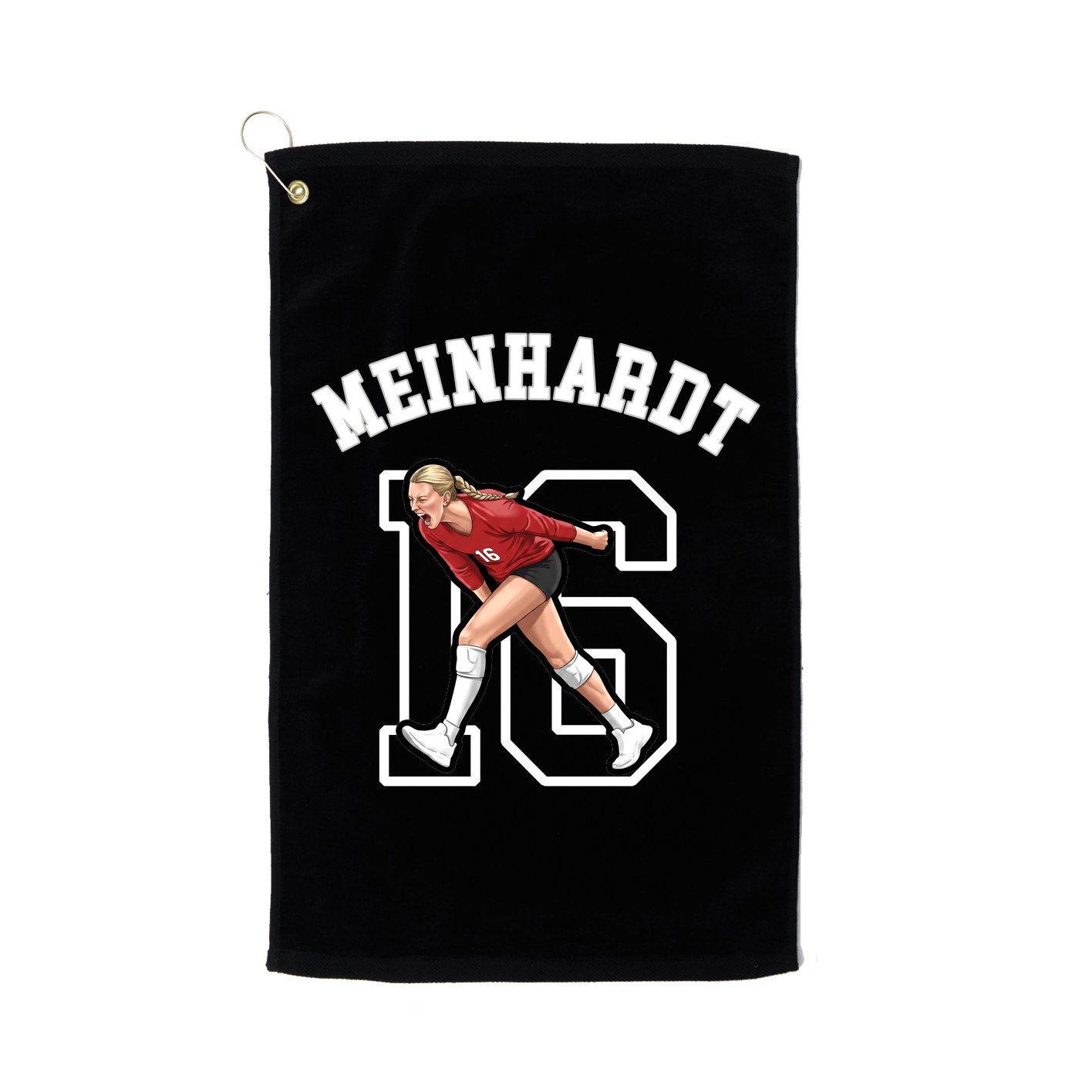 Golf Towel — Shirsey Arch in Black