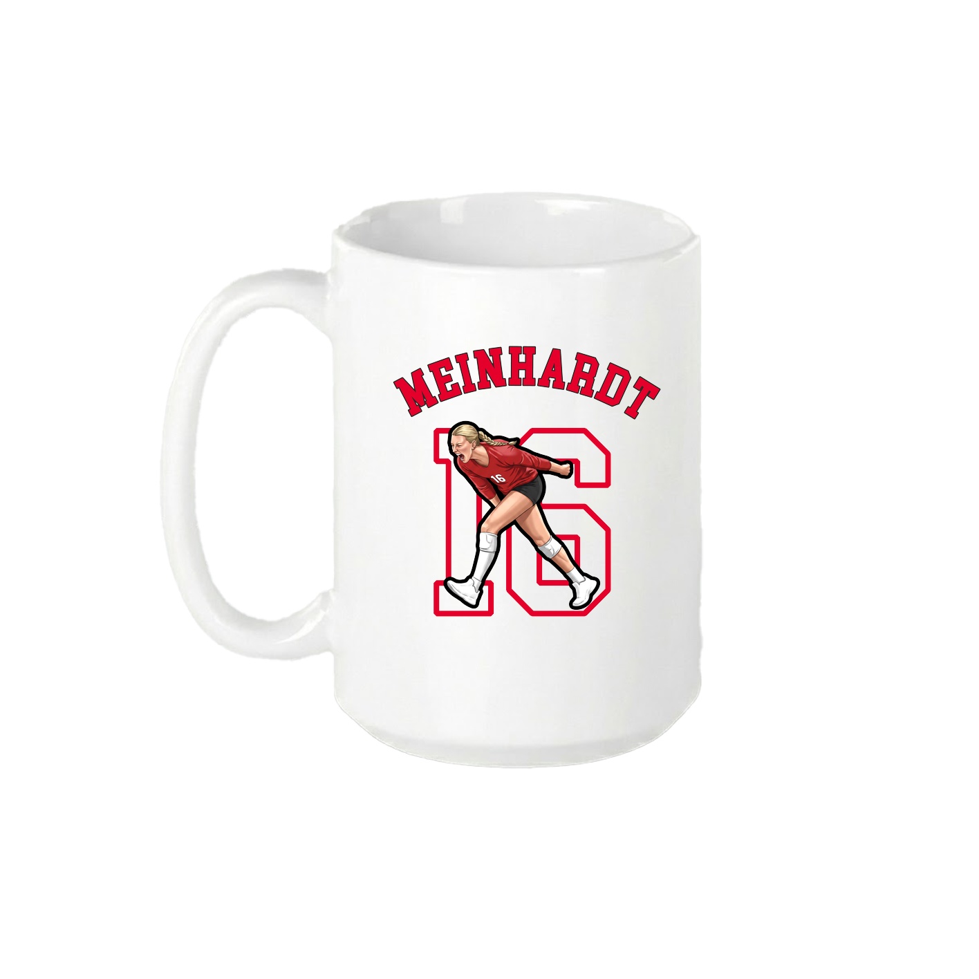 15oz Coffee Mug — Shirsey Arch in White