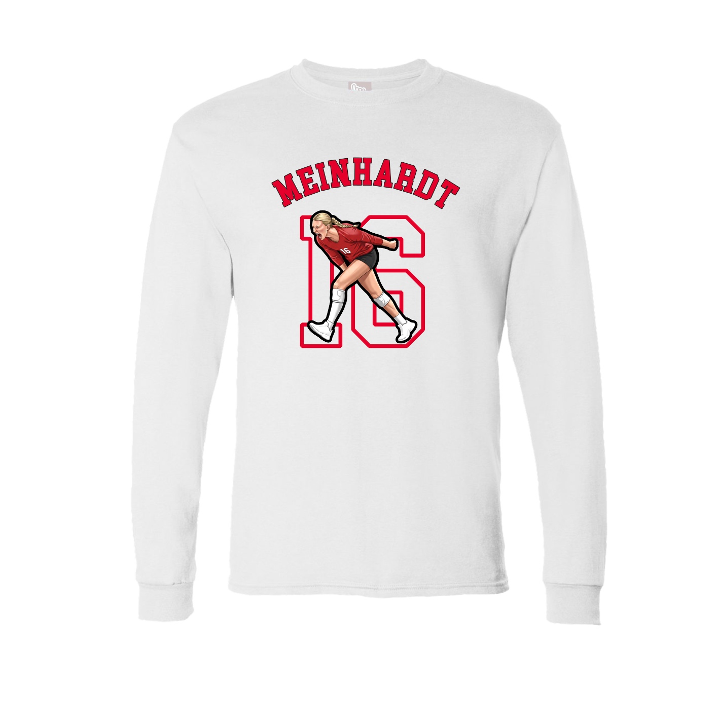 Long Sleeve Tee — Shirsey Arch in White