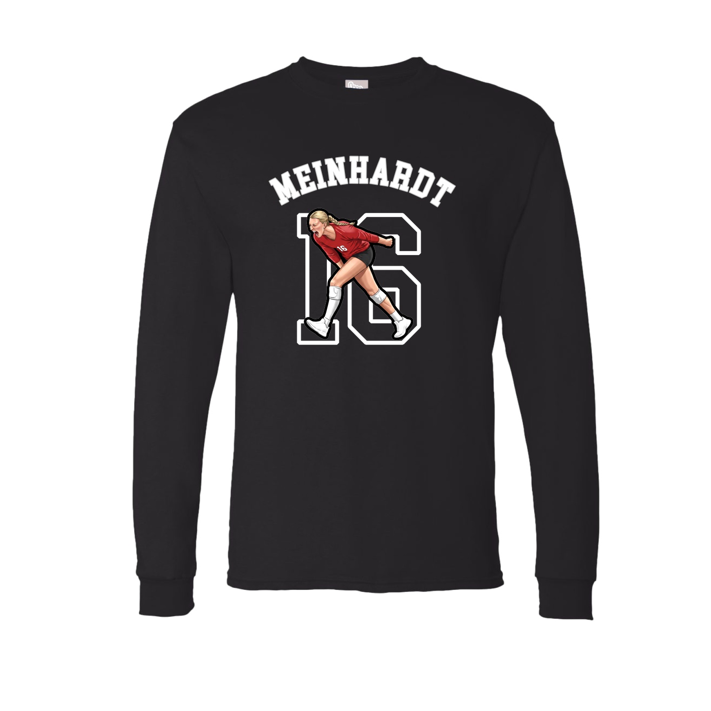Long Sleeve Tee — Shirsey Arch in Black