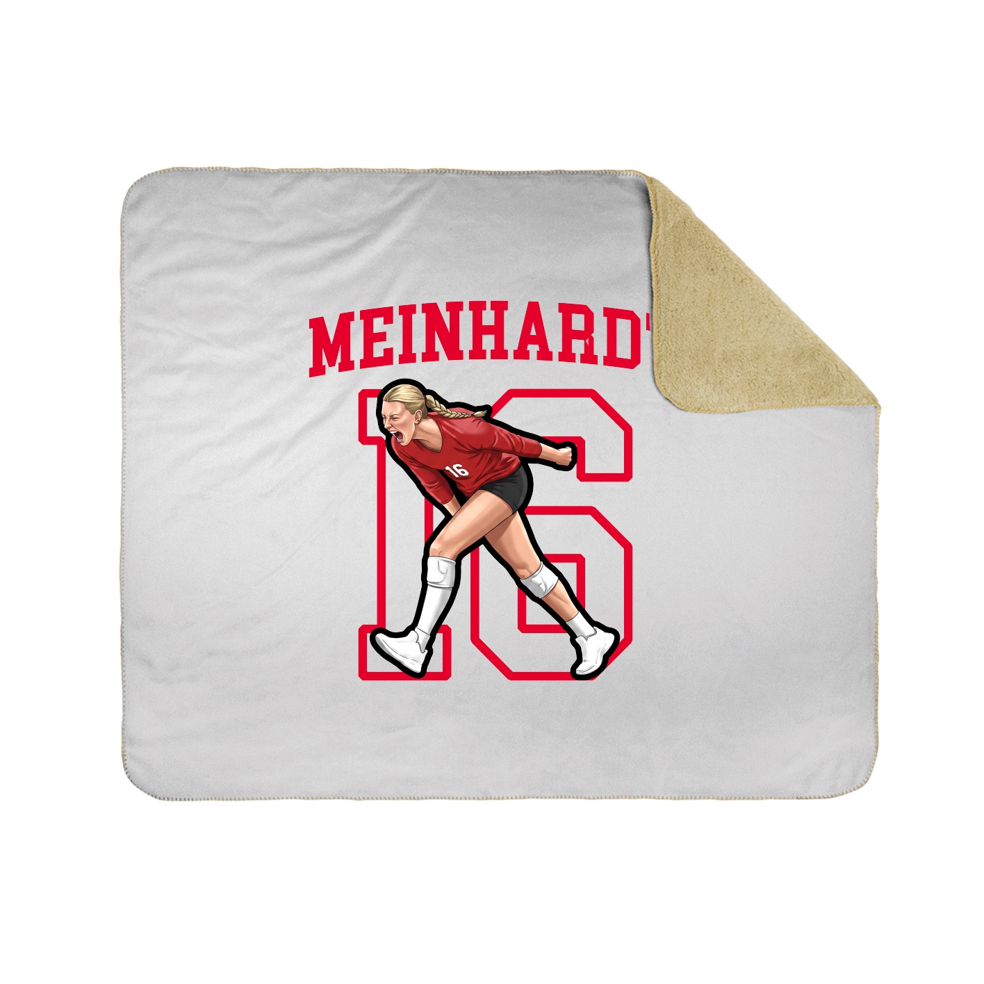 50x60 Sherpa Lined Throw Blanket