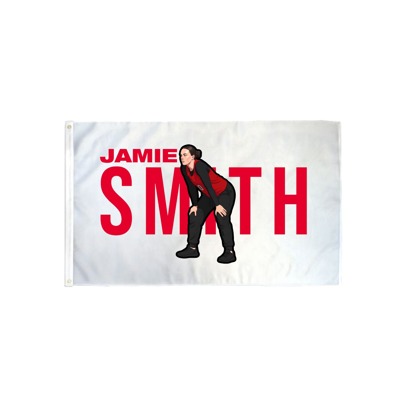 3x5 Flag — Player Name in Classic