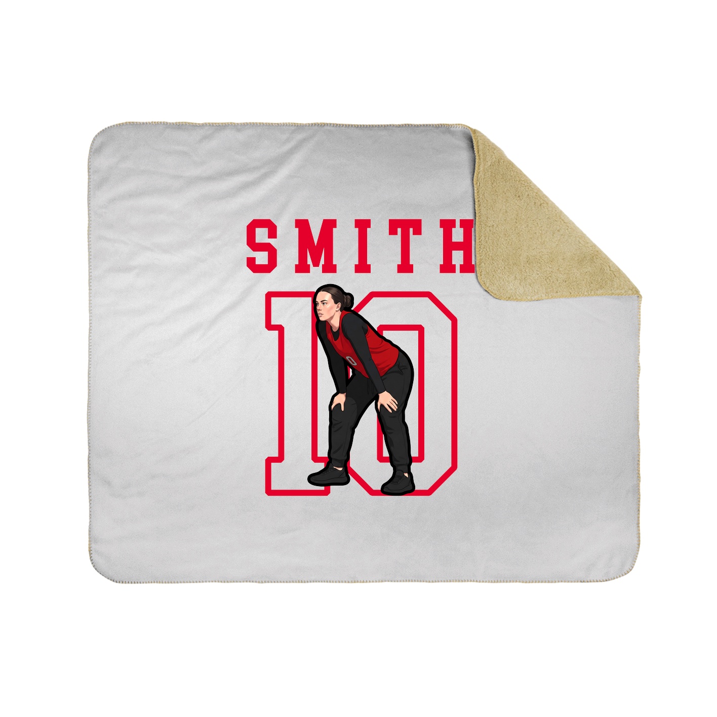 Throw Blanket — Shirsey in White