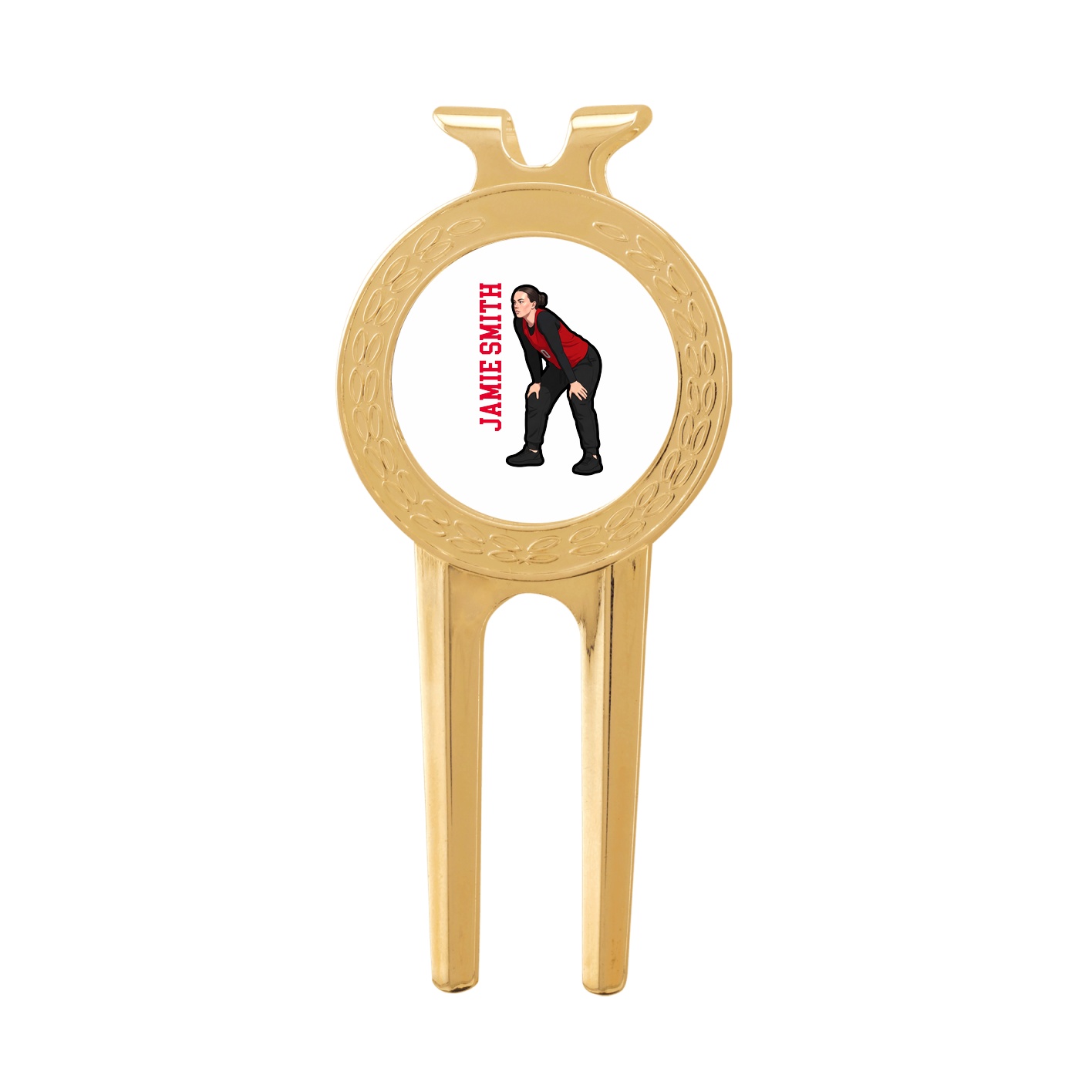 Divot Tool with Ball Marker — Name Vertical in Classic
