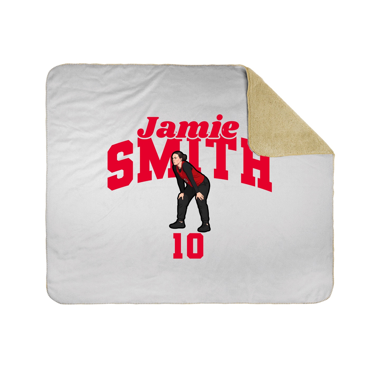Throw Blanket — Signature Arch in White