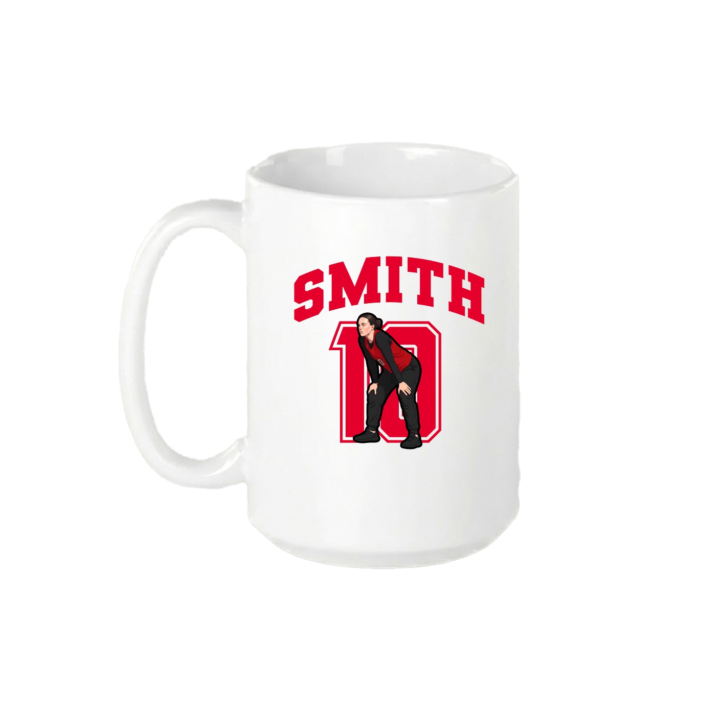 15oz Coffee Mug — Number in White