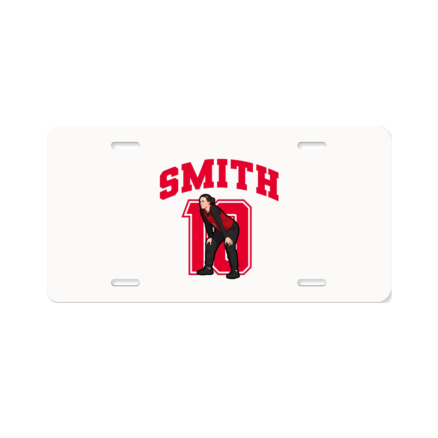 License Plate — Number in Classic
