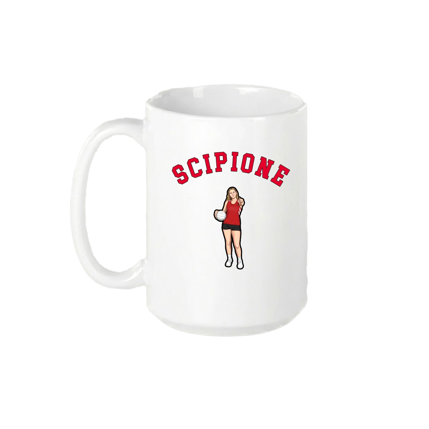 15oz Coffee Mug — Shirsey Arch in White