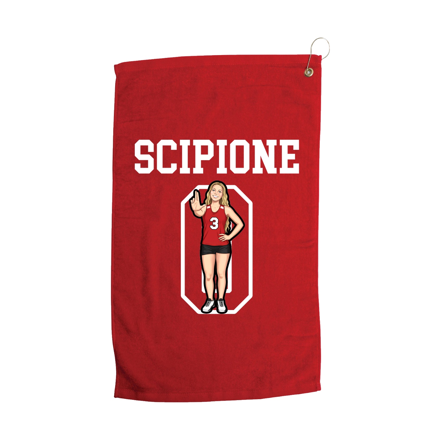 Golf Towel — Shirsey in Red