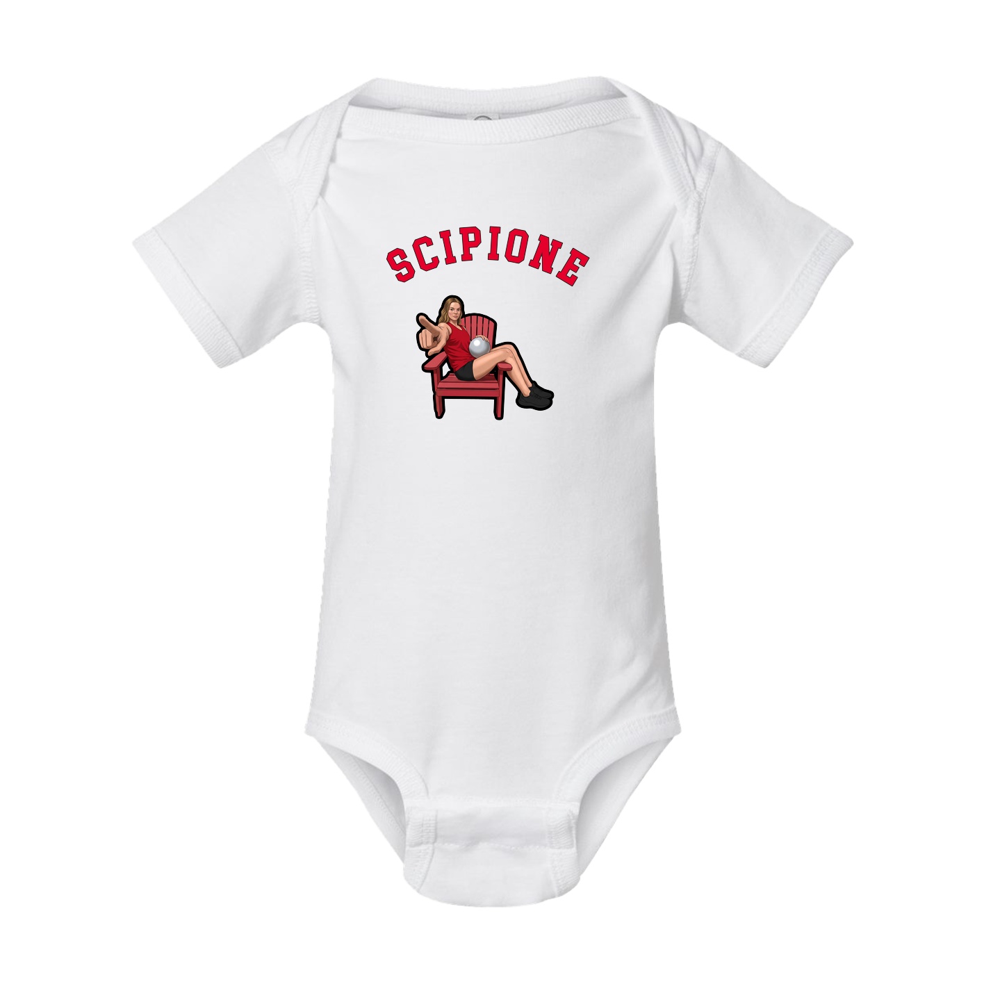 Baby Onesie — Shirsey Arch in White