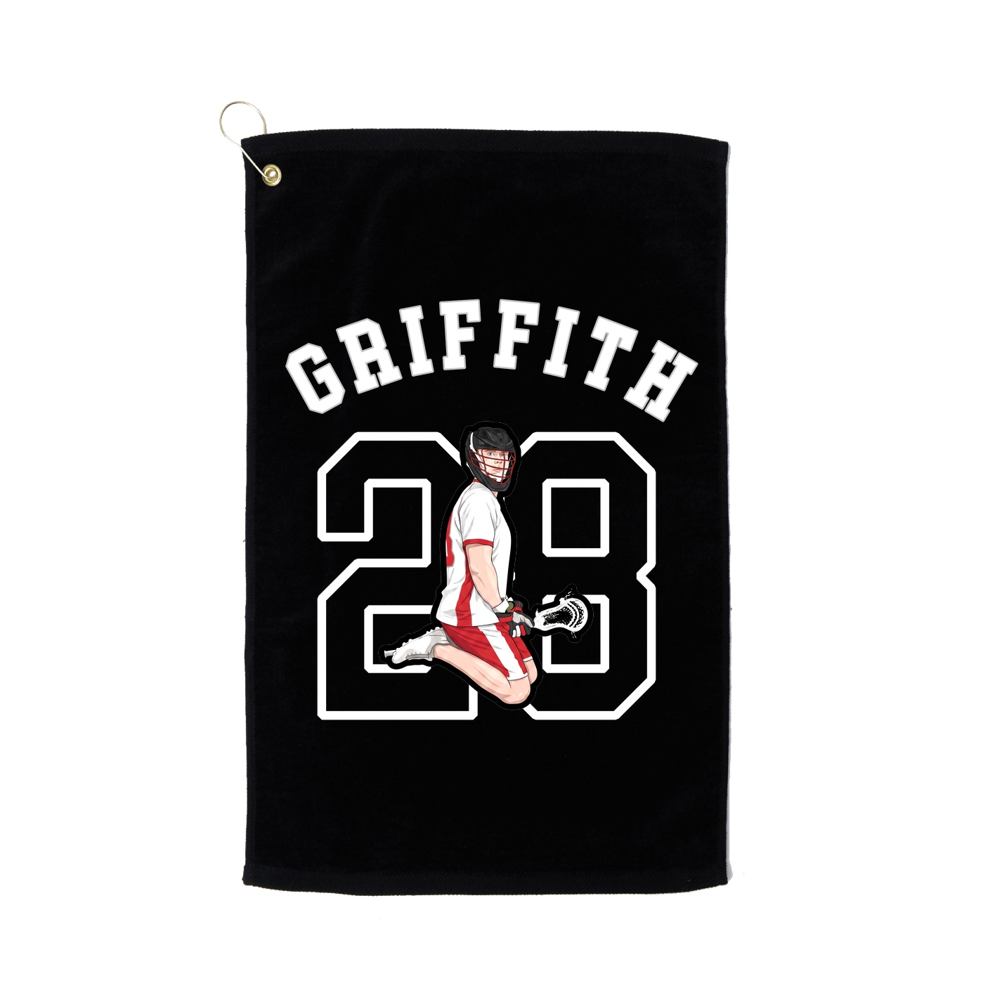 Golf Towel — Shirsey Arch in Black