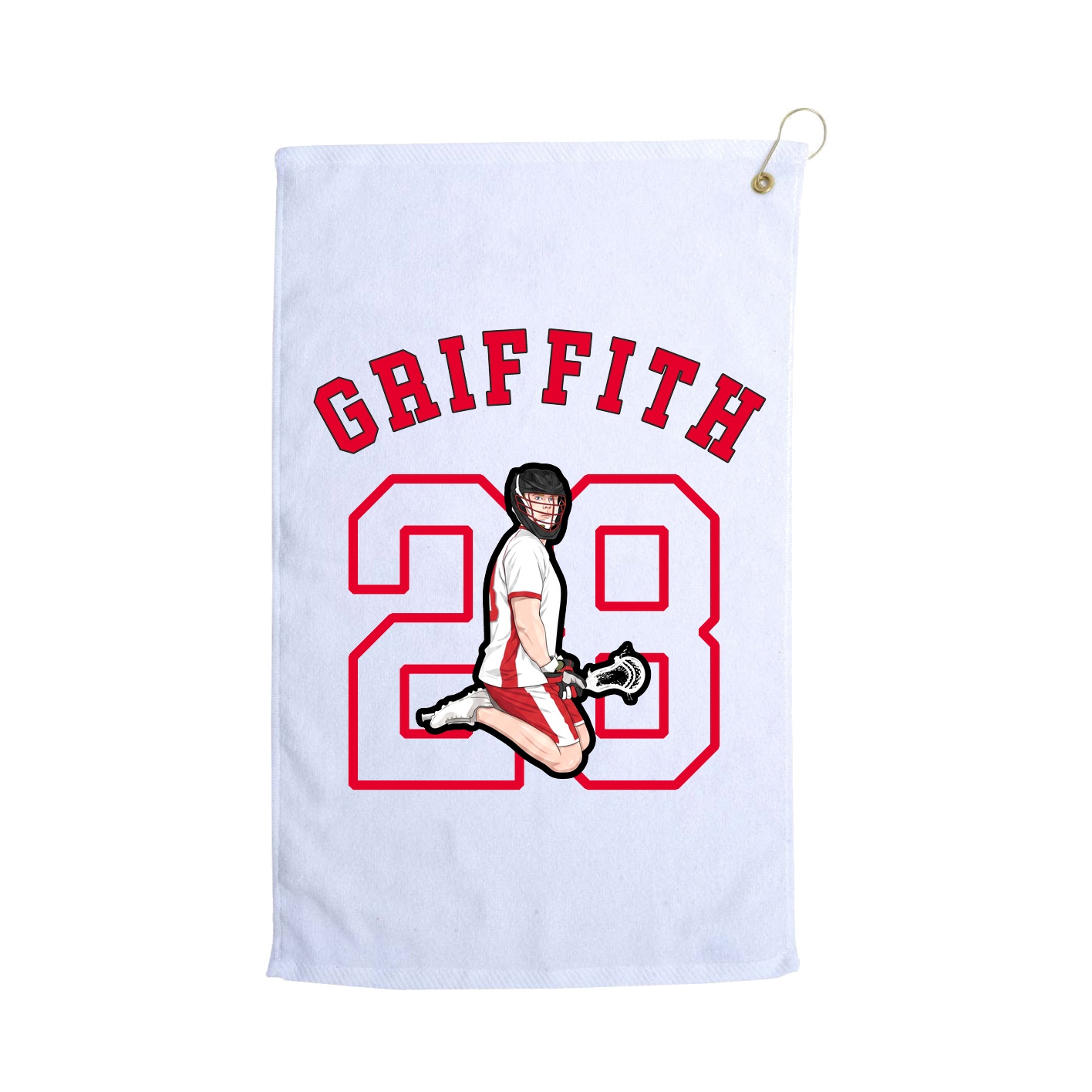 Golf Towel — Shirsey Arch in White