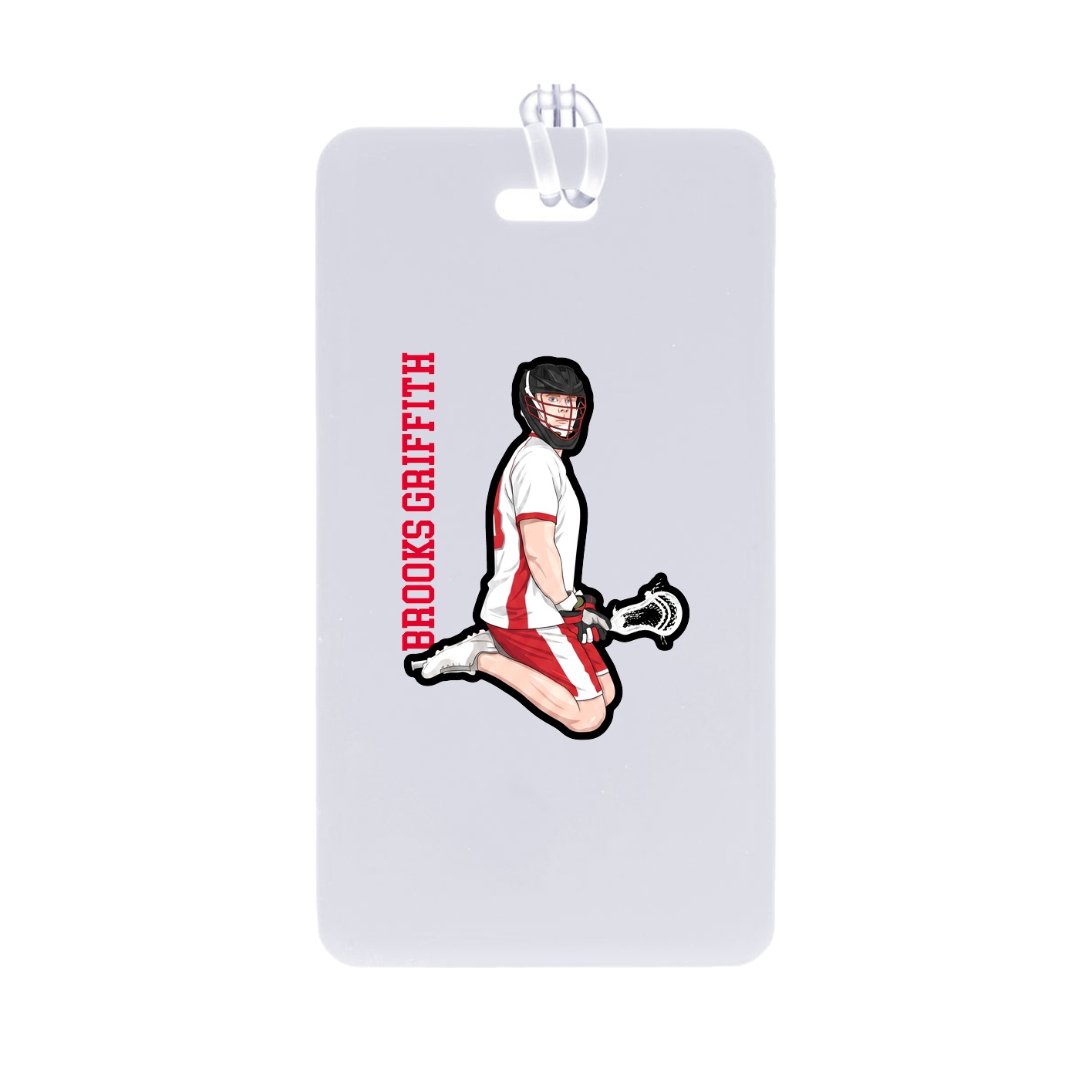 Bag Tag — Name Vertical in Classic