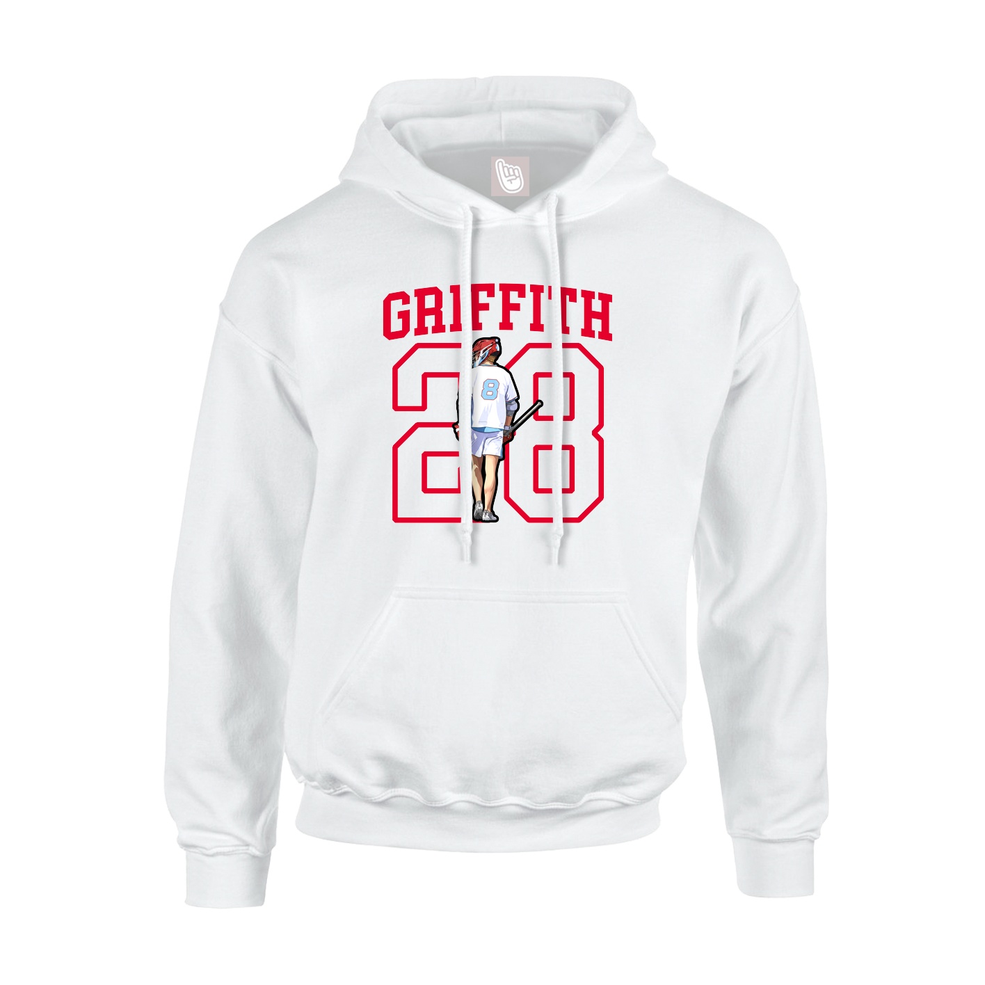 Hoodie — Shirsey in White