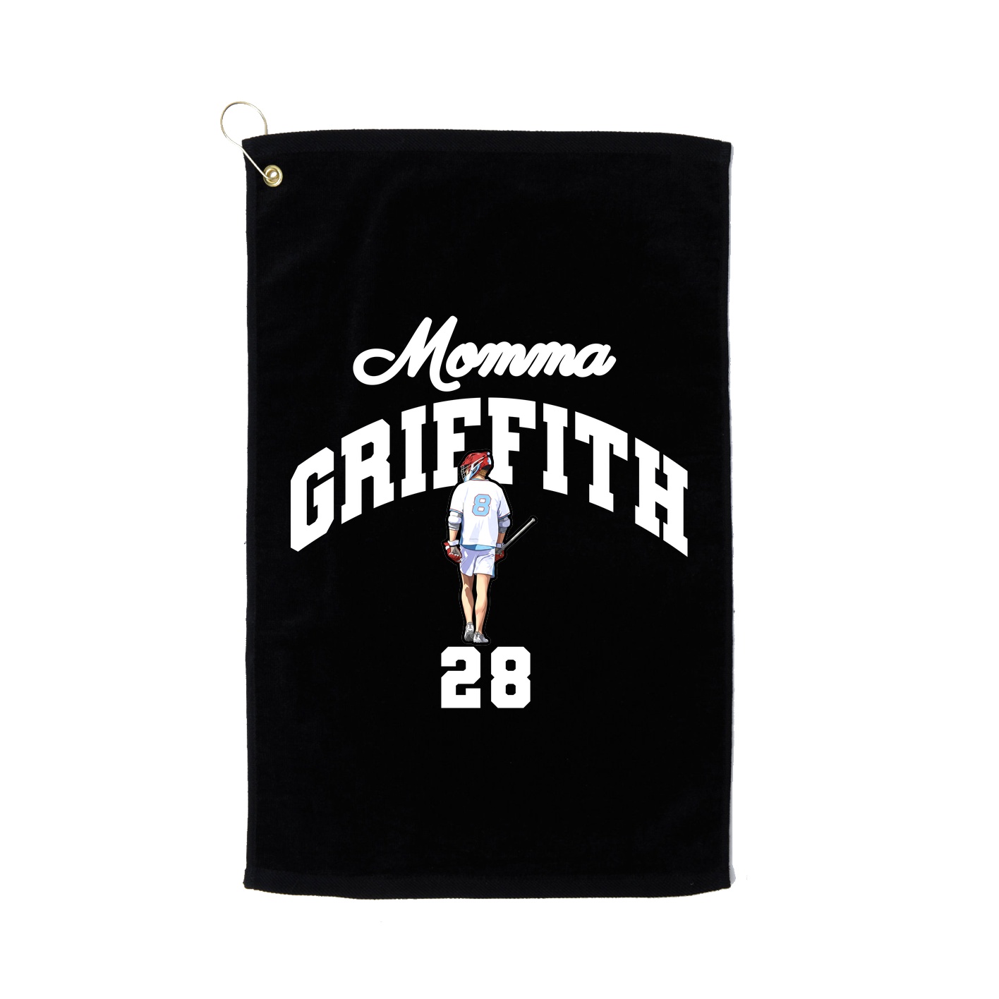 Golf Towel — Mothers Day Arch in Black