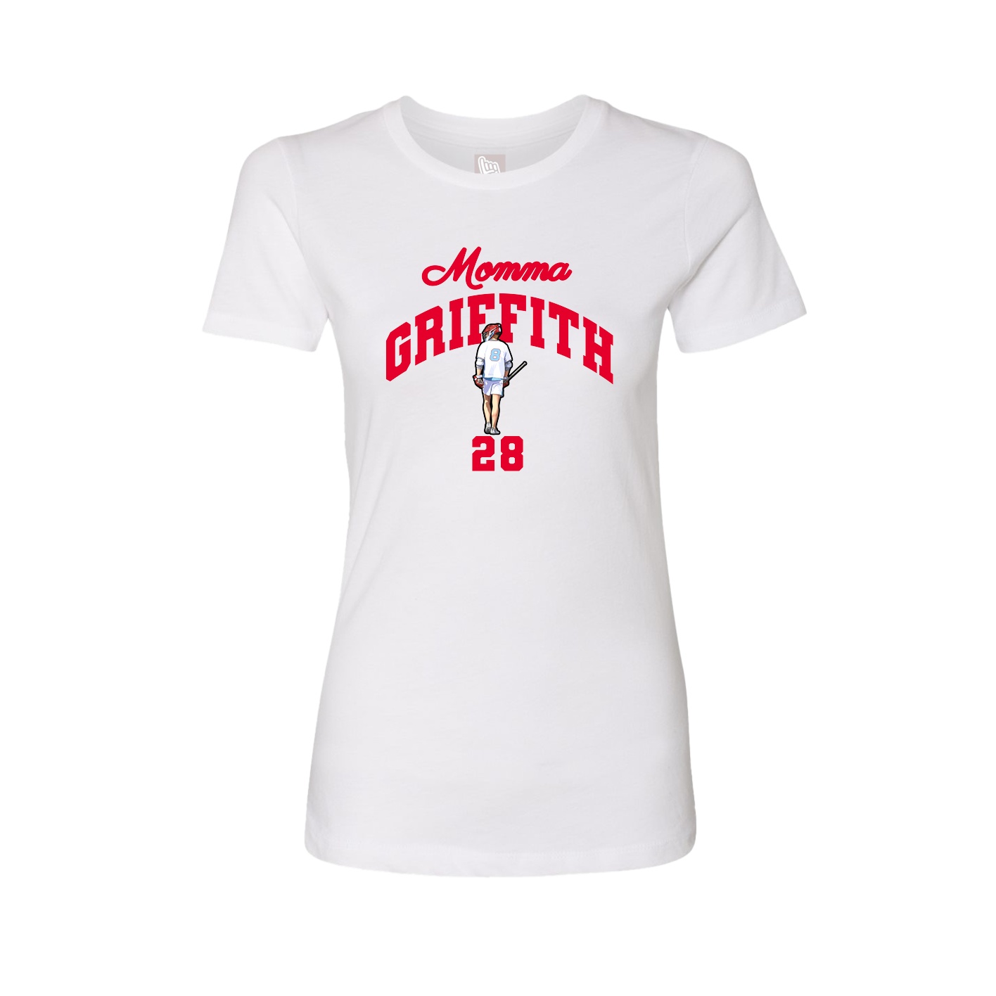 Womens Tee — Mothers Day Arch in White