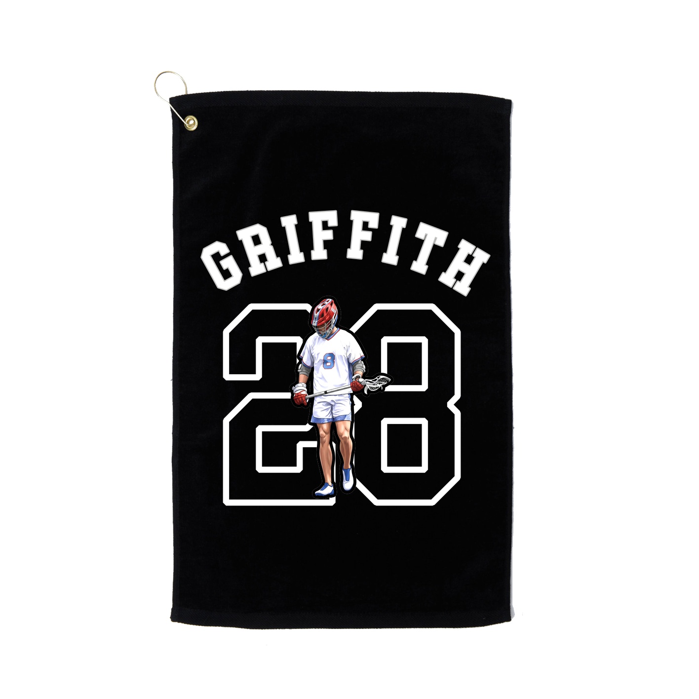 Golf Towel — Shirsey Arch in Black