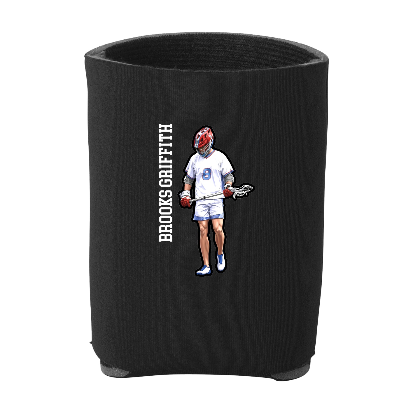 Can Holder — Name Vertical in Black