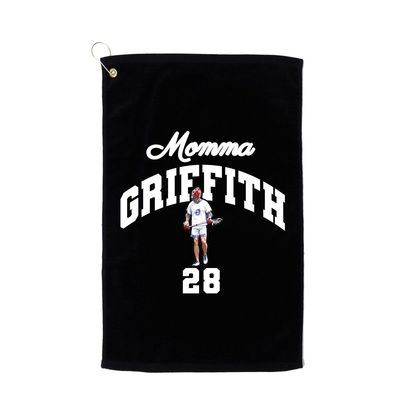Golf Towel — Mothers Day Arch in Black