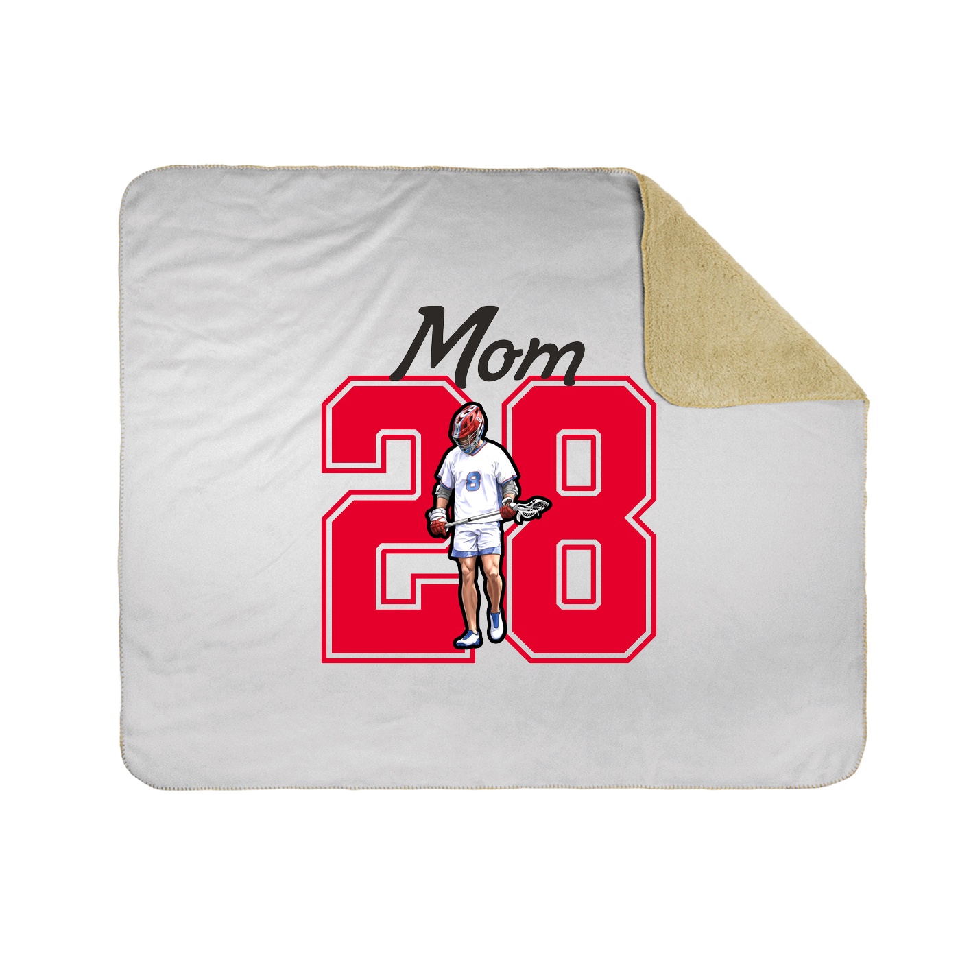 Throw Blanket — Mothers Day Shirsey in White