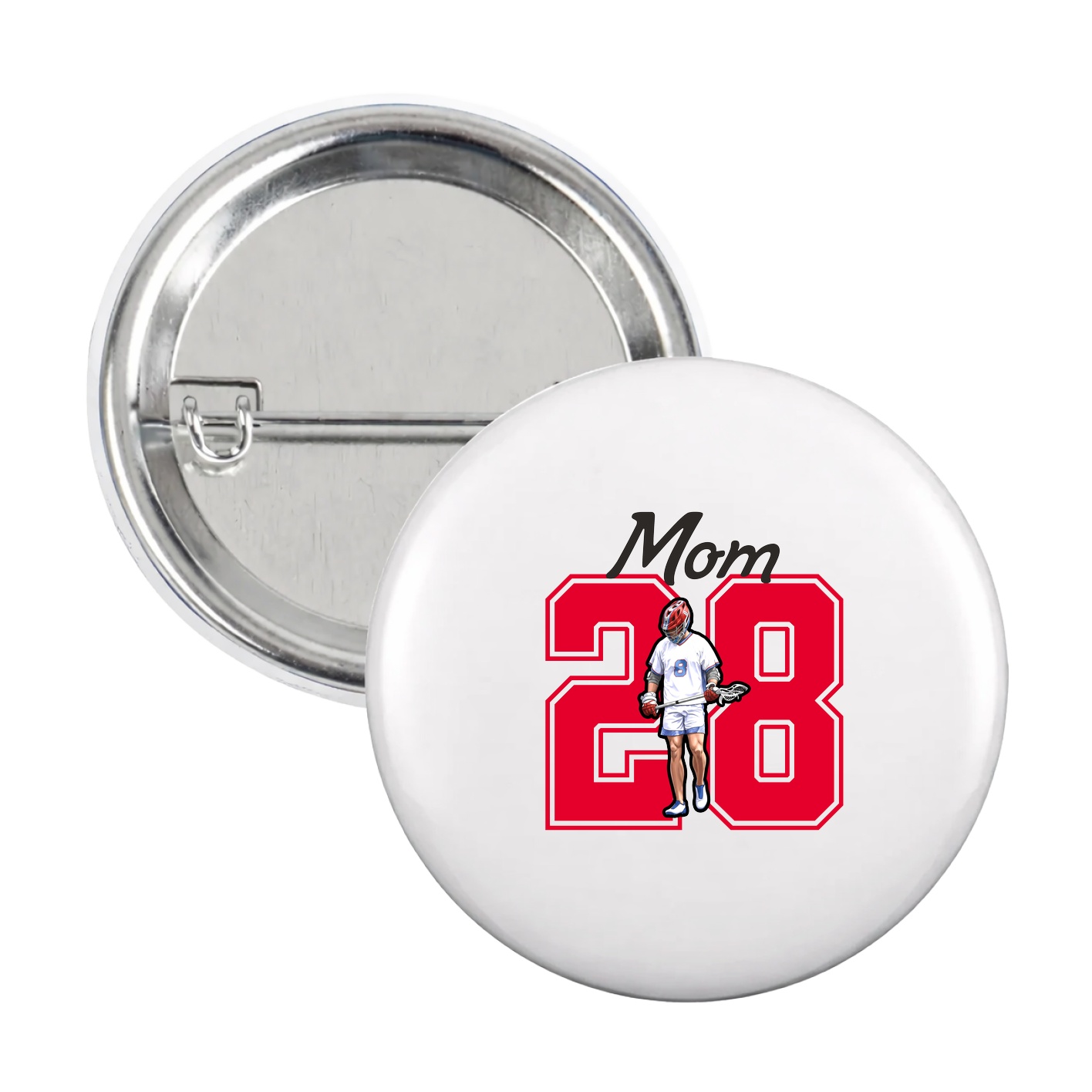 Game Day Button — Mothers Day Shirsey in White