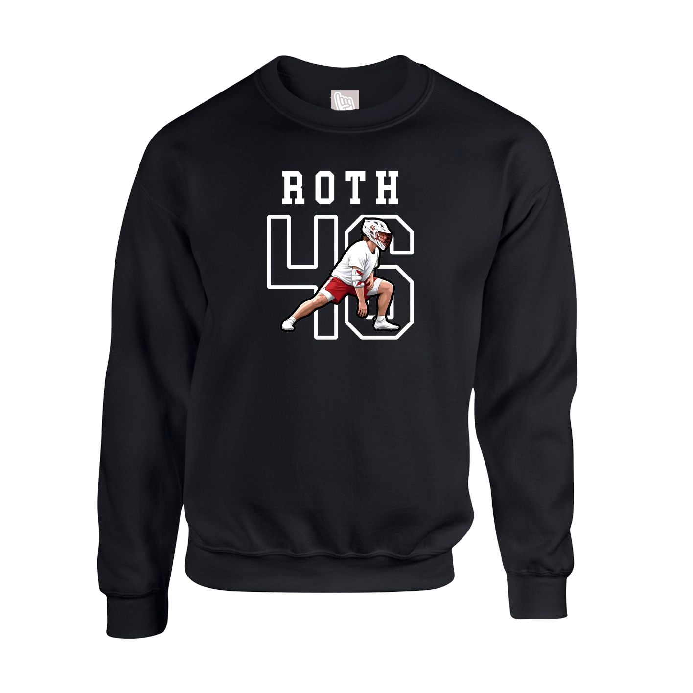 Fleece Crew — Shirsey in Black